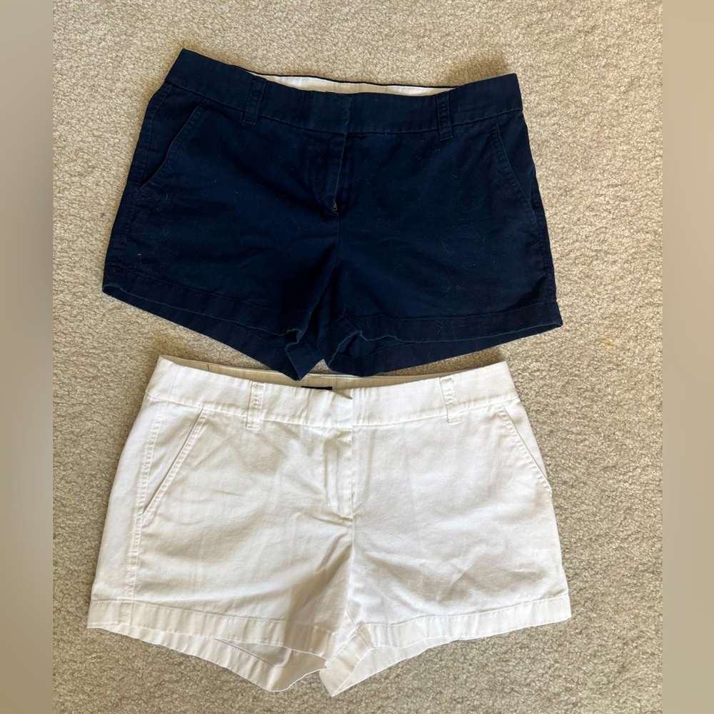 2 Pairs of J Crew Shorts 2.5 inch